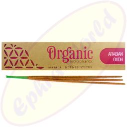 Song Of India Organic Masala Räucherstäbchen Arabian Oudh/Oodh