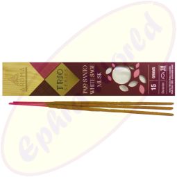 Aroma Trio Series Palo Santo-White Sage & Musk Masala Räucherstäbchen