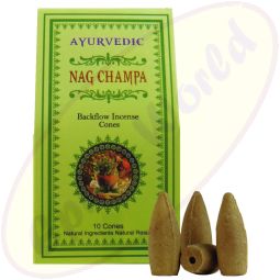 Ayurvedic Nag Champa Masala Rückfluss-Räucherkegel