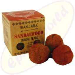 Banjara Smudge Beads Räucherkugeln Sandalwood