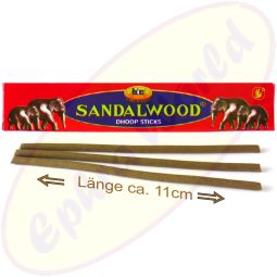 bic Brand Sandalwood Dhoop Sticks Long Size 10er