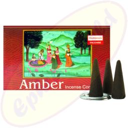 Darshan Amber indische Räucherkegel - Räucherkerzen