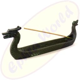 Räucherstäbchenhalter Drachenboot Wicky schwarz