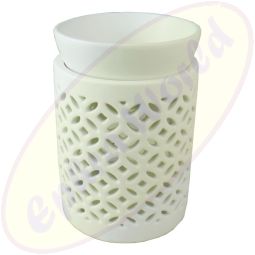 Duftlampe Modern Orient weiß Keramik 2 teilig