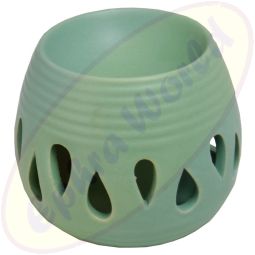 Duftlampe Simple grün Keramik 10x9cm