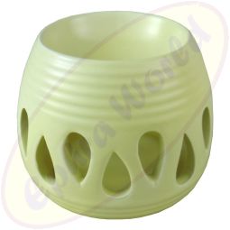 Duftlampe Simple pastellgelb Keramik 10x9cm