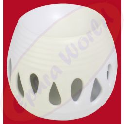 Duftlampe Simple weiß Keramik 10x9cm