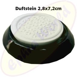 Duftstein schwarz Blume des Lebens 2-teilig Keramik & Ton