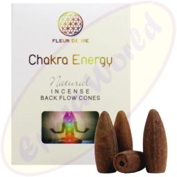 Fleur De Vie Rückfluss Räucherkegel Chakra Energy