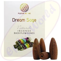 Fleur De Vie Rückfluss Räucherkegel Dream Sage 
