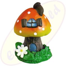 Räucherkegelbrenner Fairy Village/Fliegenpilz 9x12cm