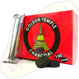 Golden Temple Räucherkohle 33mm charcoal
