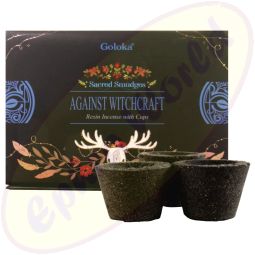 Goloka Räucherkohle-Töpfchen & Räucherharz Against Witchcraft