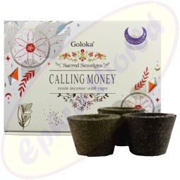Goloka Räucherkohle-Töpfchen & Räucherharz Calling Money