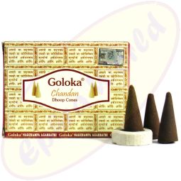 Goloka Chandan indische Räucherkegel