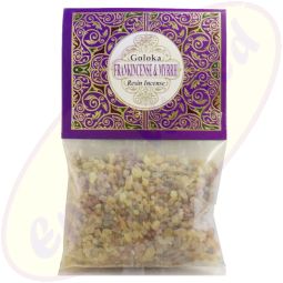Goloka Räucherharz Frankincense (Weihrauch) & Myrrhe 30g