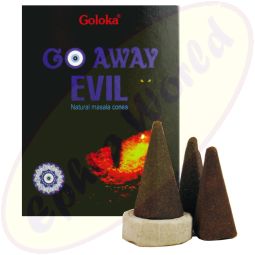 Goloka Gothic Go Away Evil Räucherkegel