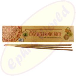 Goloka natürliche Masala Räucherstäbchen Cinnamon & Sandal