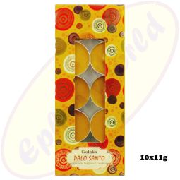 Goloka Palo Santo Duftteelichte 10x11g