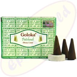 Goloka Patchouli indische Räucherkegel