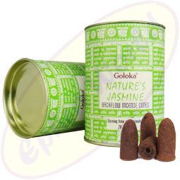 Goloka Rückfluss Räucherkegel Backflow Cones Nature´s Jasmine