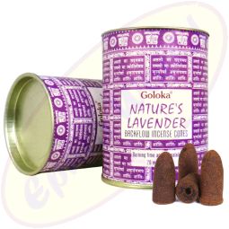 Goloka Rückfluss Räucherkegel Backflow Cones Nature´s Lavender