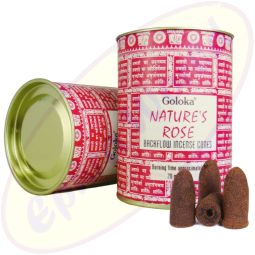 Goloka Rückfluss Räucherkegel Backflow Cones Nature´s Rose