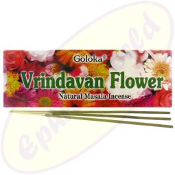 Goloka Vrindavan Flowers Masala Räucherstäbchen 100g