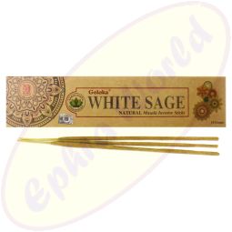 Goloka natürliche Masala Räucherstäbchen White Sage