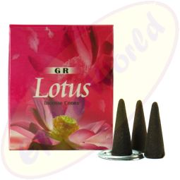 GR International Lotus indische Räucherkegel