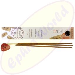 Green Tree Gem Stone Masala Räucherstäbchen Good Energy Palo Santo & Carnelian