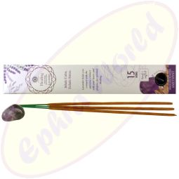 Green Tree Gem Stone Masala Räucherstäbchen Healing Lavender & Amethyst