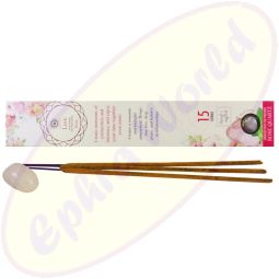 Green Tree Gem Stone Masala Räucherstäbchen Love Rose & Rose Quarz