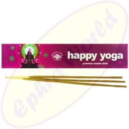 Green Tree Masala Happy Yoga Räucherstäbchen