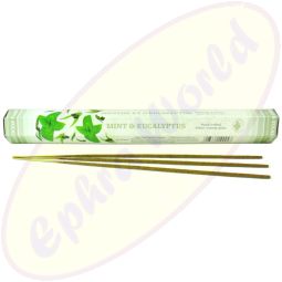 Green Tree Mint & Eucalyptus Flora Räucherstäbchen