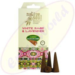 Green Tree Native Soul White Sage & Lavender Rückflussräucherkegel/Backflow Cones