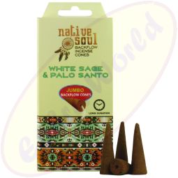 Green Tree Native Soul White Sage & Palo Santo Rückflussräucherkegel/Backflow Cones