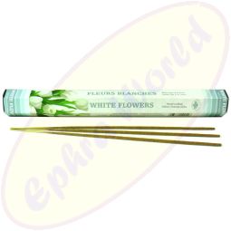 Green Tree White Flowers Flora Räucherstäbchen