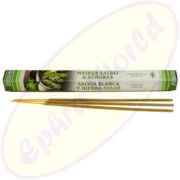 Green Tree White Sage & Sweetgrass Flora Räucherstäbchen