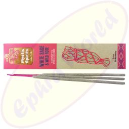 Hari Darshan Mystic Spirit White Sage & Rose Masala Räucherstäbchen