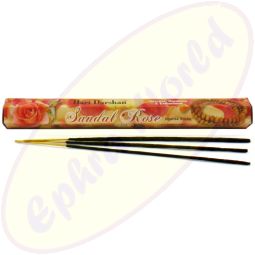 Hari Darshan Sandal Rose indische Räucherstäbchen