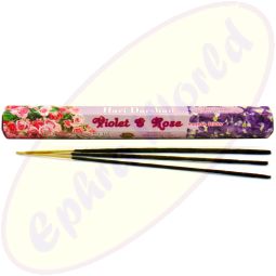 Hari Darshan Violet & Rose indische Räucherstäbchen
