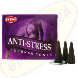 HEM Anti Stress indische Räucherkegel
