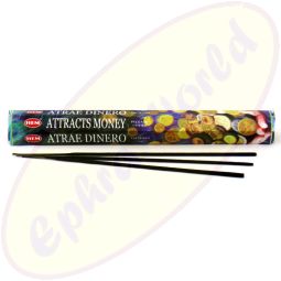 HEM Attracts Money indische Räucherstäbchen