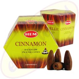 HEM Cinnamon Backflow Cones Rückflussräucherkegel