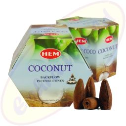 HEM Coconut Backflow Cones Rückflussräucherkegel