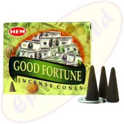 HEM Good Fortune indische Räucherkegel