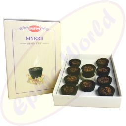 HEM Resin Cups Myrrh Räucherkohletöpfchen