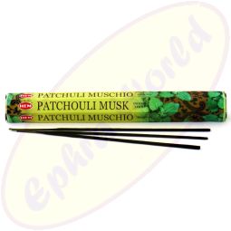 HEM Patchouli Musk indische Räucherstäbchen