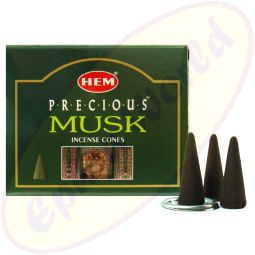 HEM Precious Musk indische Räucherkegel - Räucherkerzen